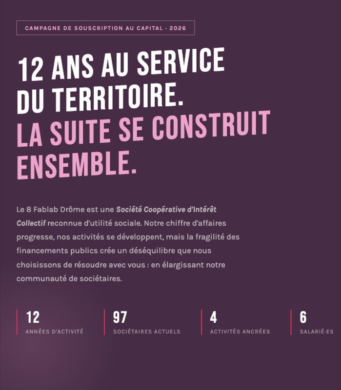 001_Image 8 Fablab Drôme — Devenez sociétaires 2026-
