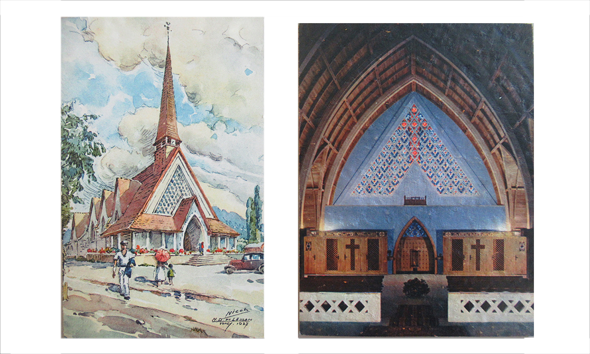 Cartes postales de l’église de Thonon-Les-Bains © ADD 26 (317 J130 2)