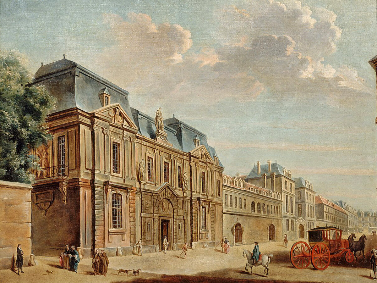Mme de Grignan, A Paris, jeudi 7 octobre 1677) 9 – Gérard Westermann (d’après Jean-Baptiste Raguenet), L’Hôtel Carnavalet vers 1740, 1926 © Wikimédia